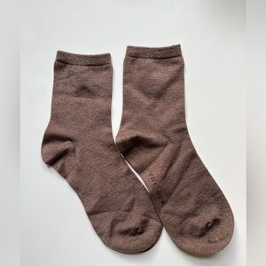 The Row Brown Wool Socks
